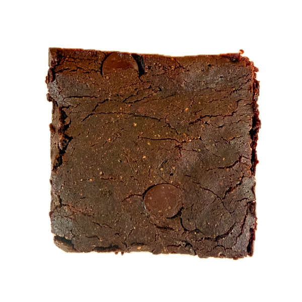 Brunette: Chocolatey fudgey gluten-free brownie top