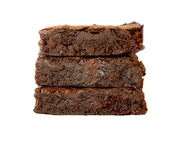 Brunette: Gluten-free brownie stack