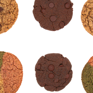 Dream Team collection: chocolate chip, double chocolate chip, and neapolitan cookies