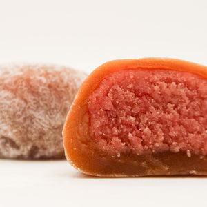 Mookie strawberry: soft mochi with chocolate chip strawberry cookie dough