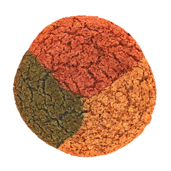 The Neo: Neapolitan cookie trio of vanilla, strawberry, matcha