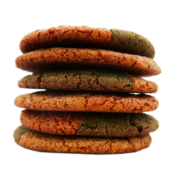 The Neo: Neapolitan cookie trio of vanilla, strawberry, matcha