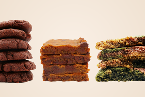 Ananas triple treat trio: double chocolate cookies, dirty blondies, soft Neo cookies